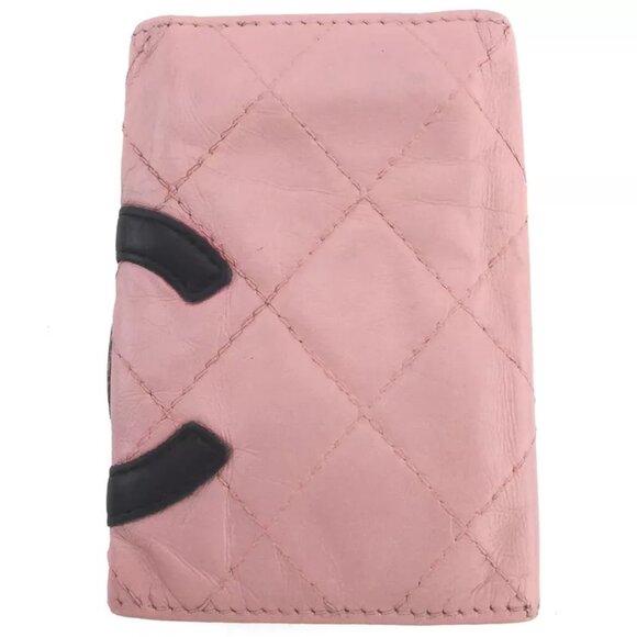 CHANEL key case Kanbonrain pink leather Authentic used Q642 - Picture 2 of 9